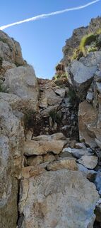 Photo de Michele Goffi le long du parcours