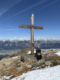 Foto von Helmut Schuchter entlang der Tour
