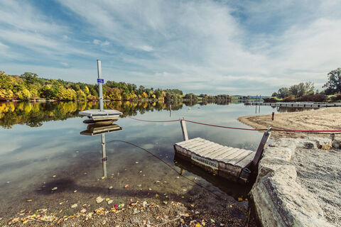 Bucher Stausee Ziehfloß
