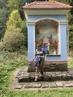 Foto de Josef Ackerl a lo largo del recorrido