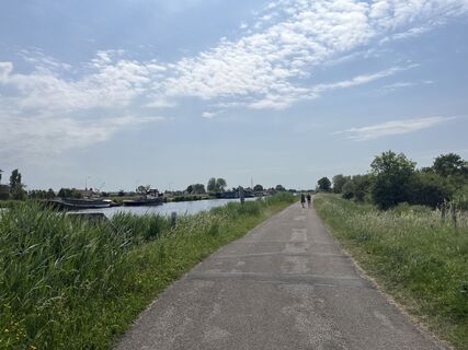 Zdjęcie z Richard Nieuwenhuizen wzdłuż trasy