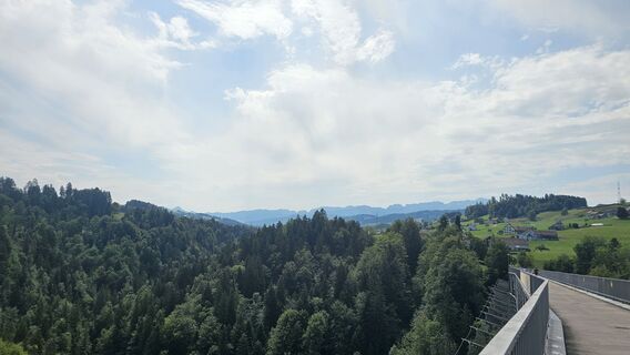 Foto von Marlyse Leu entlang der Tour
