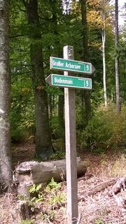 Abzweig Wanderweg