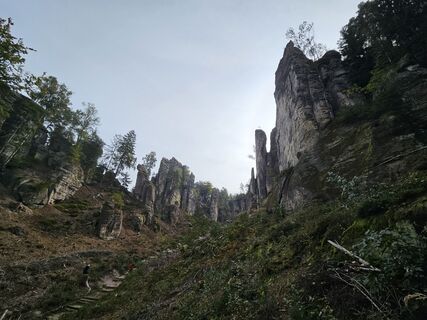 Zdjęcie z Hütterl wzdłuż trasy