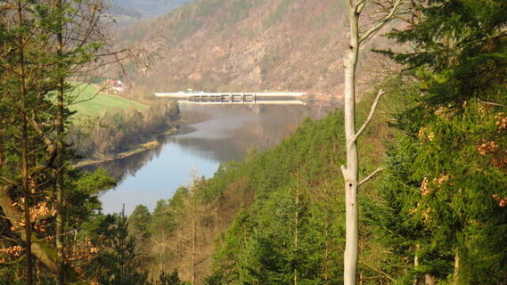 Blick auf Eichichter Mauer