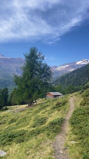 Foto fra Verena underveis på turen