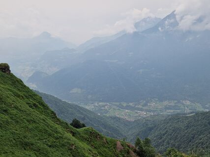 Foto von Cristian Mario Rota entlang der Tour