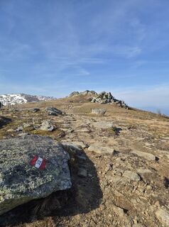 Foto de Anna Kopfmüller a lo largo del recorrido