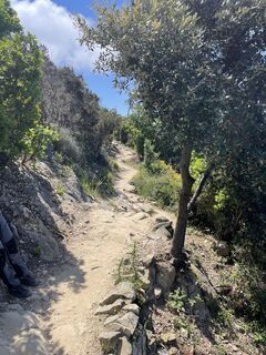 Photo de Maio Zappa le long du parcours