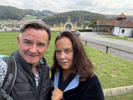 Photo de Walter Baumgartner le long du parcours