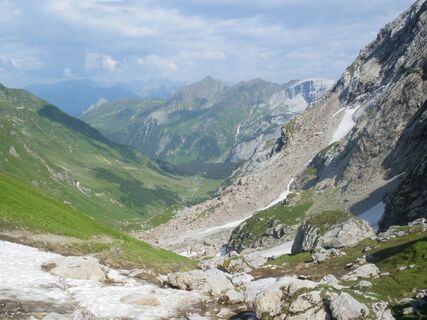 Öfapass Blickrichtung LIndauer Hütte