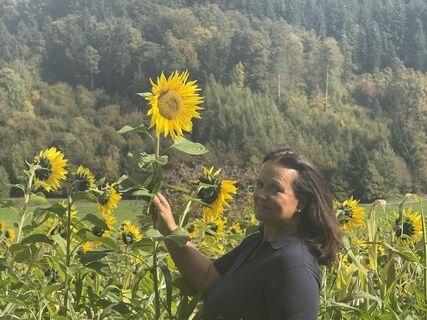 Foto von Walter Baumgartner entlang der Tour