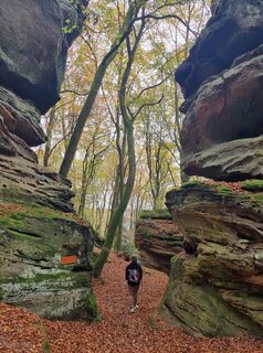 Foto von Bettina Lotz entlang der Tour