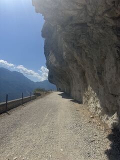 Foto von Nataša Jevsnik entlang der Tour