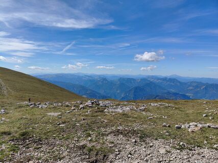 Foto von Barbara Weigl entlang der Tour