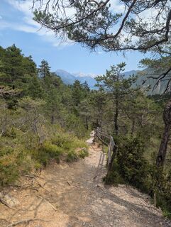 Foto de Benjamin Bergmann a lo largo del recorrido