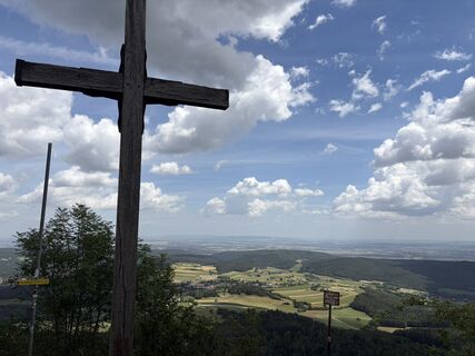 Foto von Elisabeth Heugner entlang der Tour
