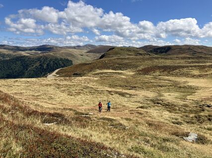 Photo de Klaus Grambichler le long du parcours