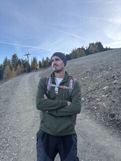 Photo de Christian Mattersdorfer le long du parcours