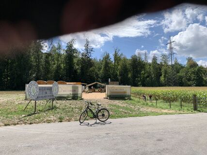 Foto von Urs Viktor Binder entlang der Tour