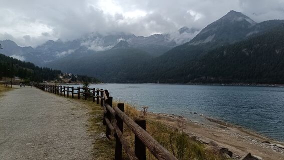 Foto von Maurizio Dell'acqua entlang der Tour