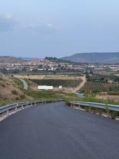 Photo de Walter Nardella le long du parcours