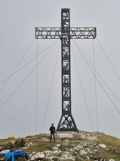 Foto de hannes Zederbauer a lo largo del recorrido