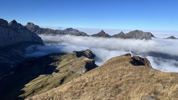 Zdjęcie z Reto Semadeni wzdłuż trasy