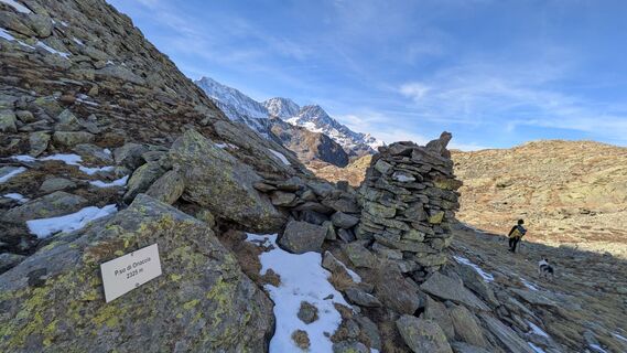 Foto von Margherita Polini entlang der Tour