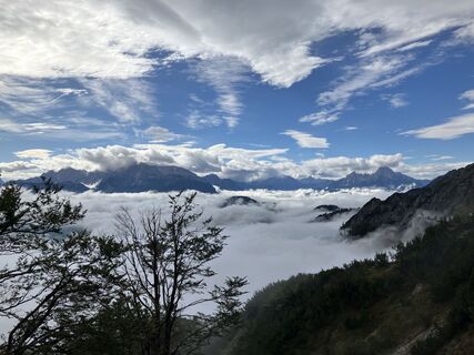Foto de Meinrad Föger a lo largo del recorrido
