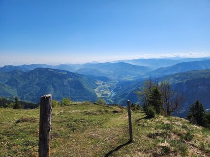 Foto von Petra Riegler entlang der Tour