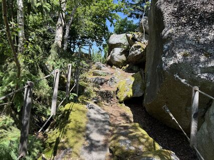Foto de Norbert Herbig a lo largo del recorrido