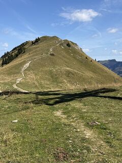 Foto von Astrid entlang der Tour