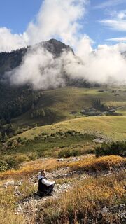 Photo de Simon Zelder le long du parcours