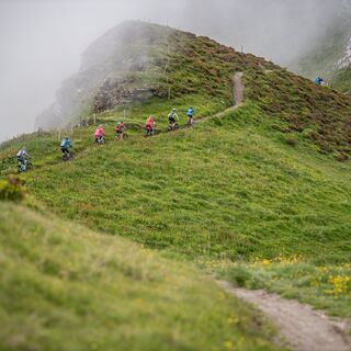 Abfahrt vom Piz Mundaun