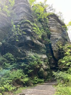 Photo de Jens Scheffler le long du parcours