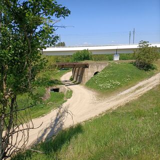 Alte und neue Eisenbahnbrücken, Čortanovci