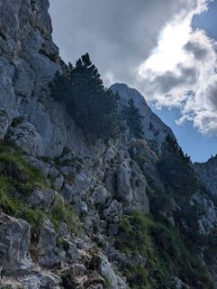 Photo de Mia- Fabienne Meier le long du parcours