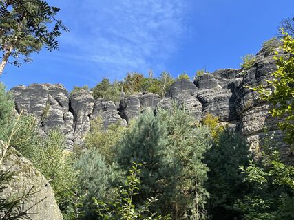 Foto van Michaela Fischer langs de tour