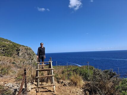 Foto de Magnus Moser a lo largo del recorrido