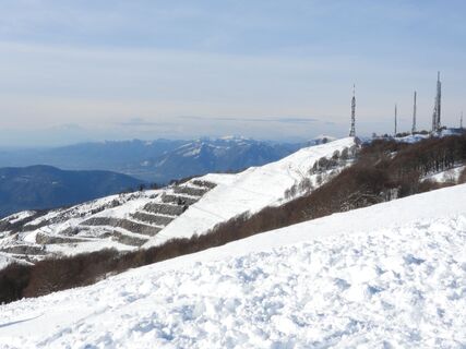 Zdjęcie z Stefano Manzoni wzdłuż trasy
