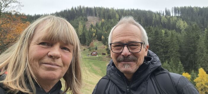 Photo de Erika Schwaighofer le long du parcours