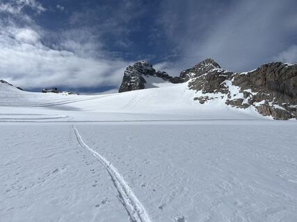 Zdjęcie z Michael Spatt wzdłuż trasy