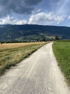 Foto von Toni Feistritzer entlang der Tour