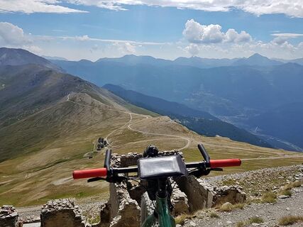Berg Jafferau mit dem MTB