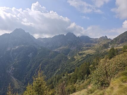 Foto de Giacomo Brambilla a lo largo del recorrido