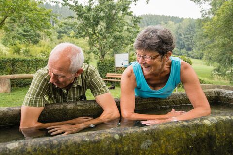 Kneipp-Armbecken im Golmeketal