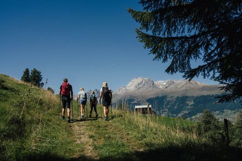 Es darf auch mal flach sein. Oberhalb Meierhof