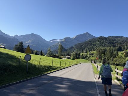 Foto von Astrid entlang der Tour