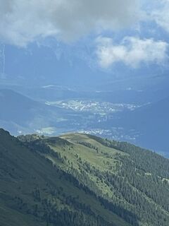 Fotografia z Emanuel Pilz na trase